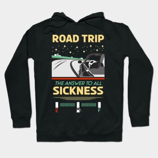 Retro Road trip the answer to all sickness 02 Hoodie